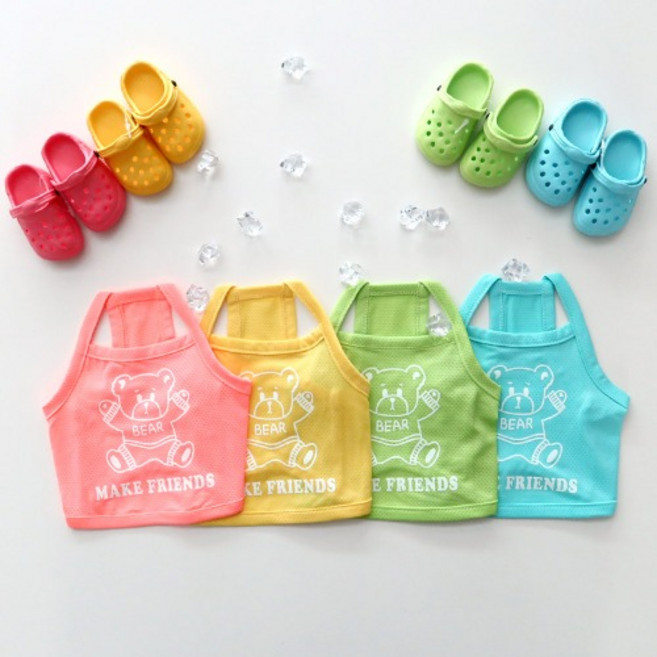 샵미니스 강아지옷 야광 쿨나시 S-XXL, 1개