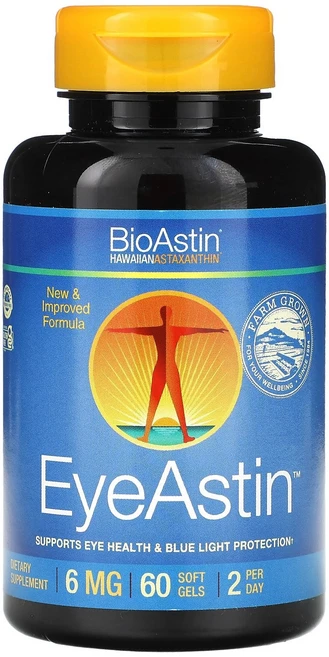 Nutrex Hawaii BioAstin® EyeAstin™ 하와이 아스타잔틴 소프트젤 60정 Hawaii (뉴트렉스 하와이), Nutrex Hawaii, BioAstin®, Eye, 1개 - 쿠팡