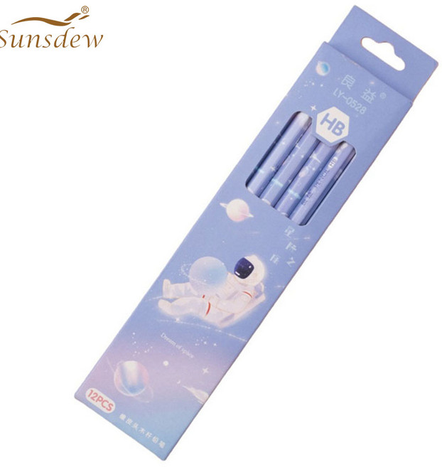 Sunsdew 연필 12P 흑연 직장인 취준생 필기 수험생 드로잉 연필 HB, 1박스, E