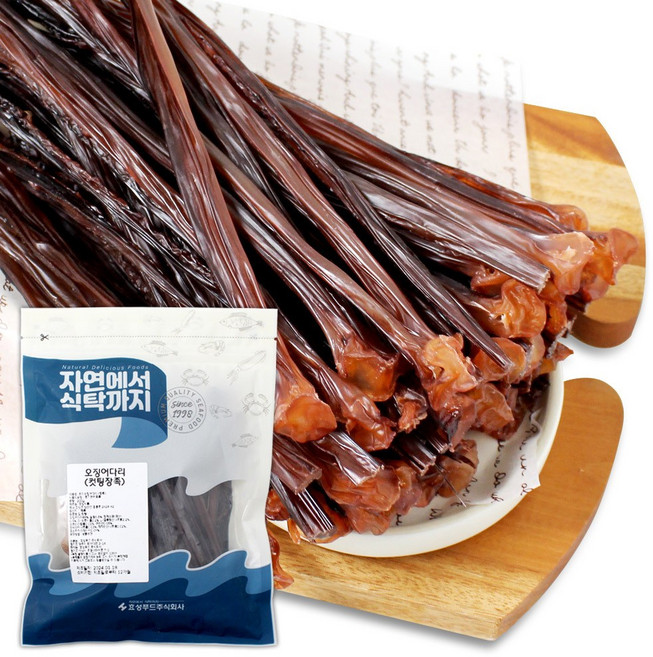 [자연에서식탁까지] 컷팅장족 오징어다리 200g, 1개