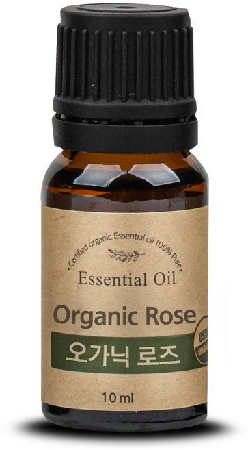 퓨어스 유기농 로즈 에센셜 오일 10ml, 1개
