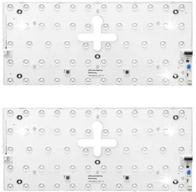 LED 삼성칩 와이드타입 리폼램프 안정기일체형 30W, 주광색, 2개