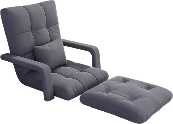 오름 빈백 빈백소파 에어빈백 의자 1인용 논슬립 푹신한 소프트 쿠션소파 접이식 각도 조절 가능, 그레이