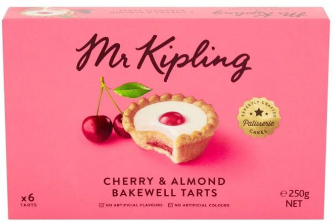 Mr Kipling 케이크 스낵 미스터 키플링 체리 베이크웰 6개입 2팩