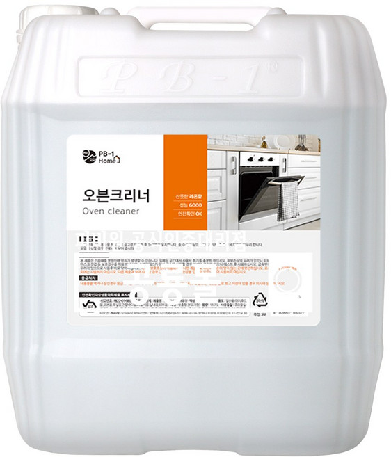 피비원 오븐크리너 업소용 기름때 클리너 레몬향 18.75L, 1개