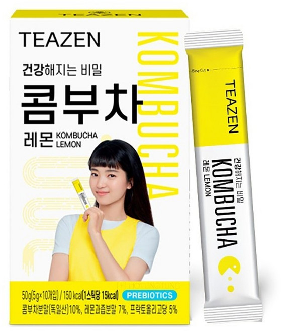 TEAZEN 康普茶, 1個, 檸檬口味10入盒裝2026/2/22