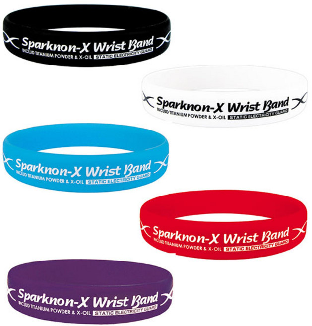 정전기 방지 팔찌 스파크논 밴드 리스트밴드 12mm Sparknon-x, 화이트, 남성용, 1개