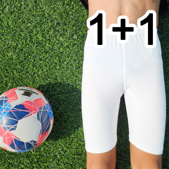 성인 유소년 주니어 아동 남성 여성 축구 야구 운동 태클팬츠 5부 쿨링 레깅스 1+1(2장)