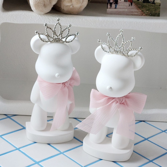 티아라 베어브릭 석고방향제 (18cm), 블랑쉬