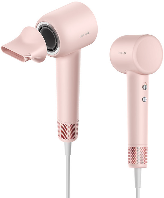 드리미 Gleam BLDC 항공모터 음이온 초경량 저소음 헤어 드라이어, 핑크