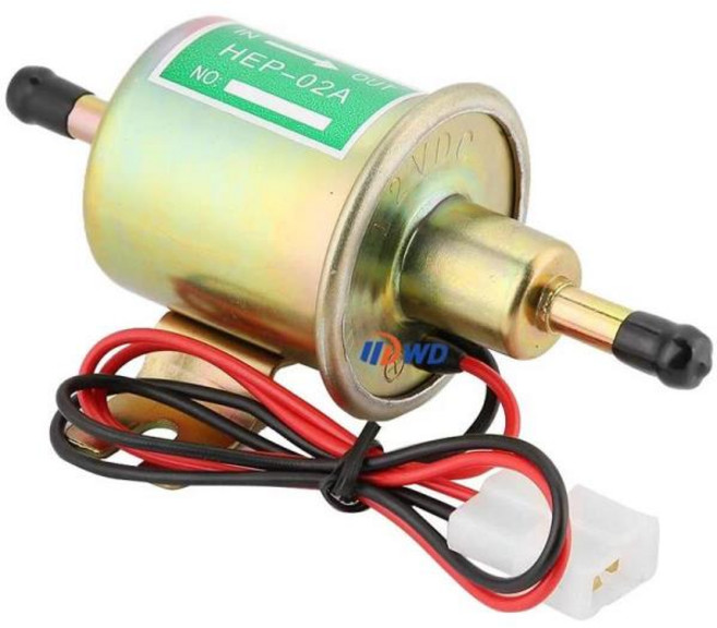 전기 연료 펌프 HEP-02A 12/24V 저압 가솔린 가스 디젤 설치 키트 포함, 01 12V, 01 빠른