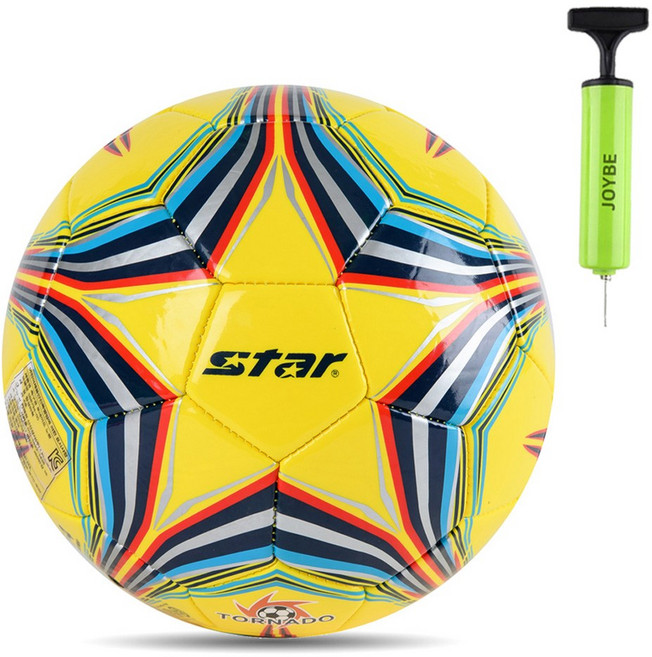 스타 축구공 토네이도 4호 5호 초등 성인 축구공+공펌프, 4호(초등용), 1개