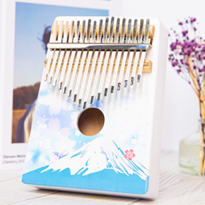 지오뮤직 마호가니 코아 베벨컷 17음계 칼림바 풀세트, 30.PAM-WH(한라산), 1개