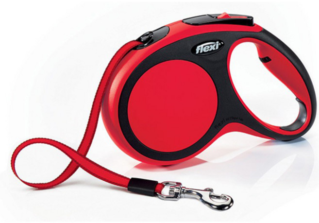 플렉시 뉴컴포트 테이프 리드줄, 레드, 1개