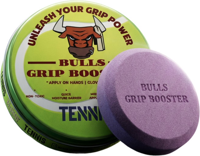 마코르 초크리스 테니스 라켓 불스 그립 부스터 오버그립 땀 미끄럼 차단 그립력 강화 장갑 호환 가능, Purple, 1개