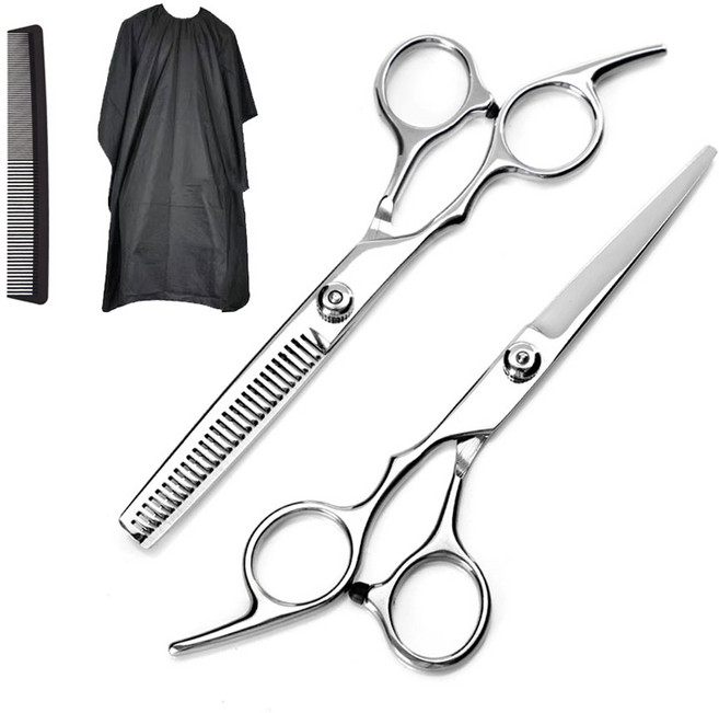 365마미 가정용 미용가위세트 미용가위 커트, 1개, 블랙