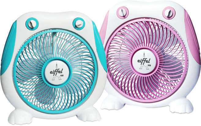 에펠 탁상용 10인치 선풍기 UEF-B754 박스팬, 블루