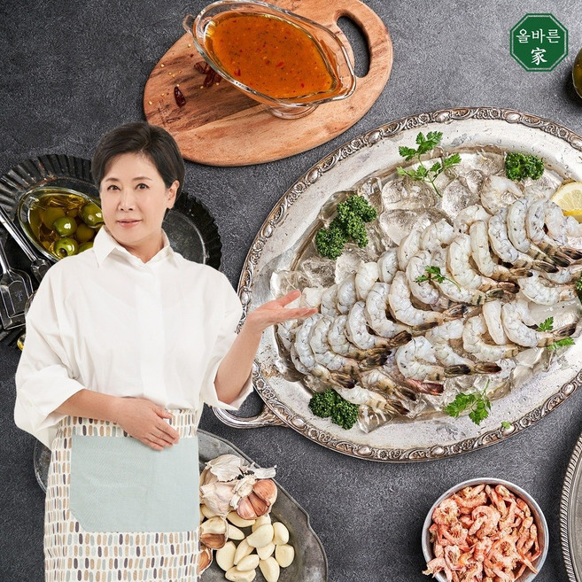 박정수 프리미엄 블랙타이거새우 60마리, 1개