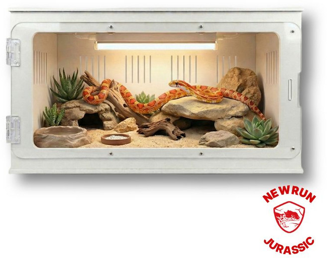 [뉴런쥬라기] NRC 포맥스 케이지 60x30x25cm / 레오파드게코 스네이크 포맥스 사육장, 1개, 단일