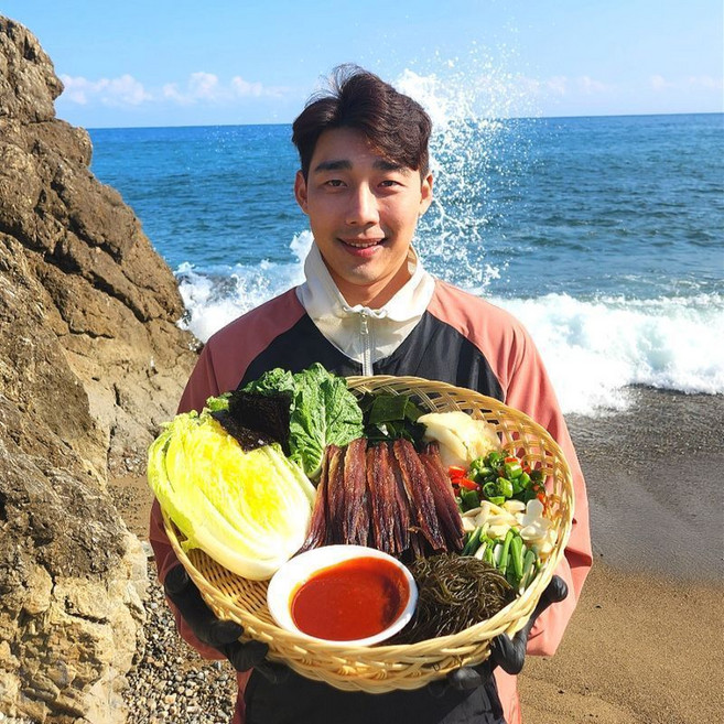 구룡포 햇 과메기 야채세트, 1세트, 20미 40쪽+야채세트