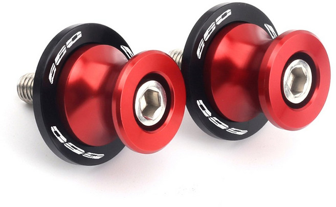 2025 새로운 오토바이 액세서리 7 가지 색상 Triumph Trident 660 Trident660 CNC 알루미늄 스윙 암 스풀, 07 Red 660, 1개