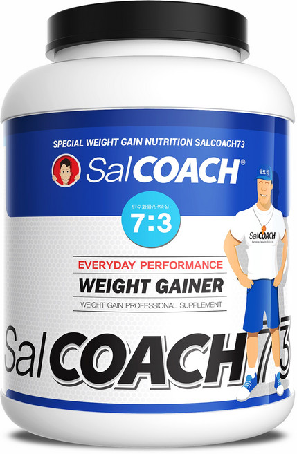 살찌는보충제 살코치73 체중증가보충제 게이너보충제, 4kg, 1개