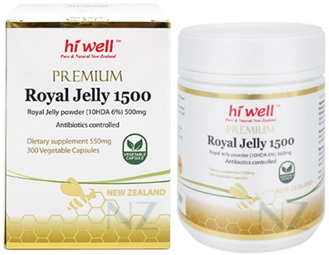 하이웰(Hi Well) 하이웰 프리미엄 로얄젤리 (로얄제리 로열젤리) 1500mg 300캡슐, 300정, 1개 - 쿠팡