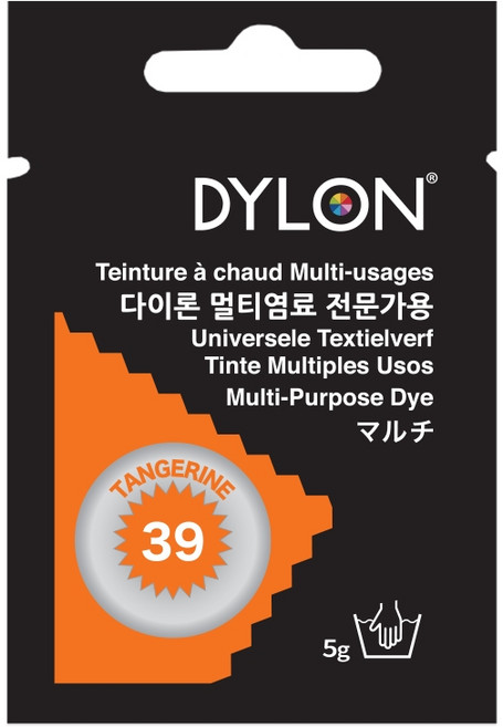 다이론 멀티염료 의류 옷 면소재 패브릭 섬유 염색약 물감>>공예용염료, 39 탄제린
