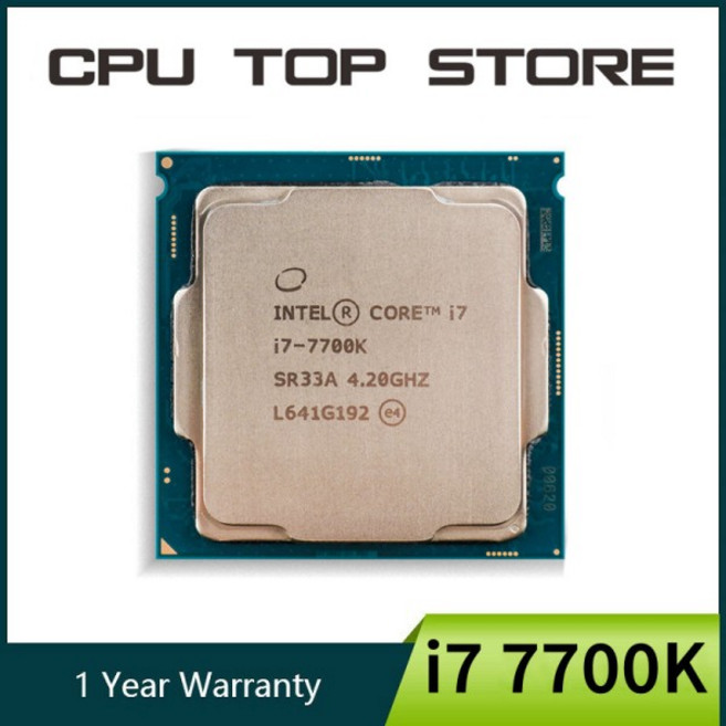 Intel Core i7 7700K 4.2GHz 쿼드 코어 8스레드 8M 91W CPU 프로세서 LGA 1151, 한개옵션0