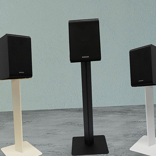 루체트리 스피커거치대 오디오받침대 스피커다이 우퍼스탠드 오디오랙, ST5-40, 화이트