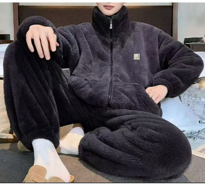 THE G&G남성 극세사 수면잠옷 상하의 파자마세트PB