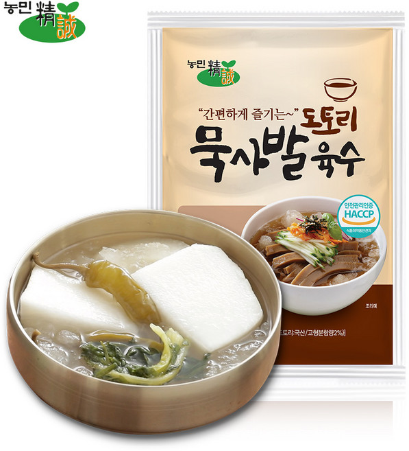 도토리묵사발 육수, 1봉, 318ml