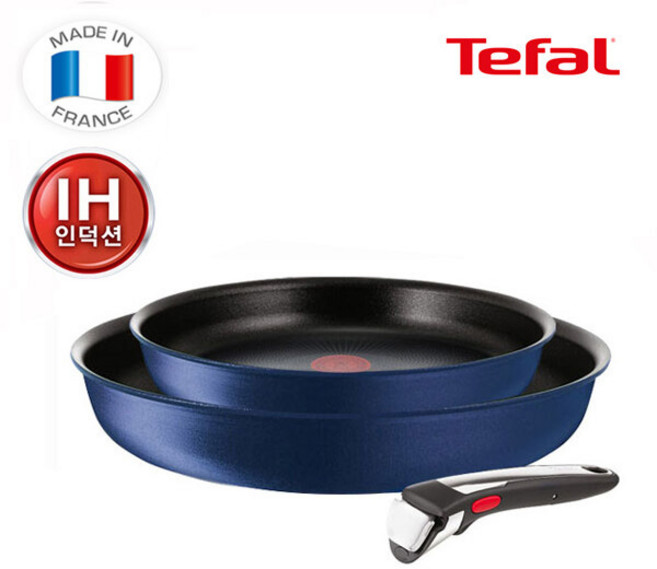 테팔 매직핸즈 인덕션 티타늄2X 데일리쉐프 후라이팬 3P 세트, 26cm, 1세트