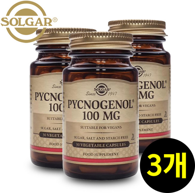 Felicewald Collaborating Partners 필리체발트 피크노제놀 100mg 프렌치 마리타임 파인바크 프로안토시아니딘 솔가 셀룰로오스30캡 3개, 30정