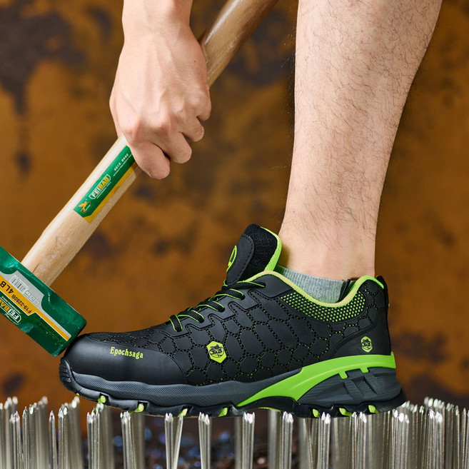 남성용 KPU 초경량안전화 작업화 충격방지 미끄럼방지 내마모 비계화(안전하고 편안하며 일에 필수품입니다)