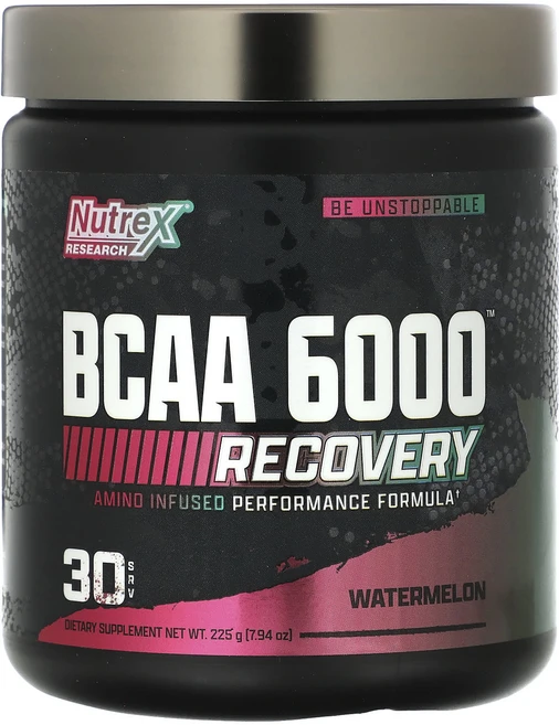 뉴트렉스리서치 BCAA 6000 수박 225g, 6개 - 쿠팡