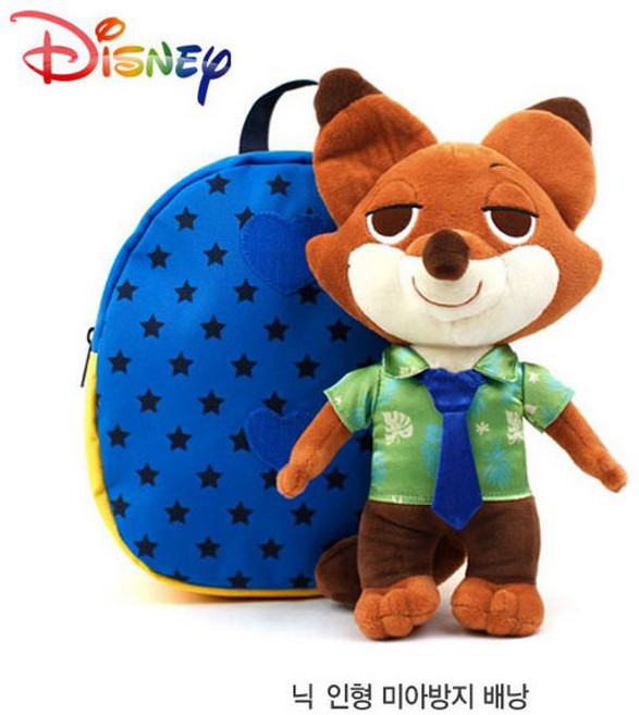 윙하우스 닉 인형 미아방지 배낭 (3-5세), 1개