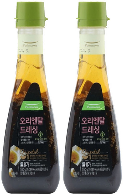풀무원 오리엔탈 드레싱 550g x2, 2개