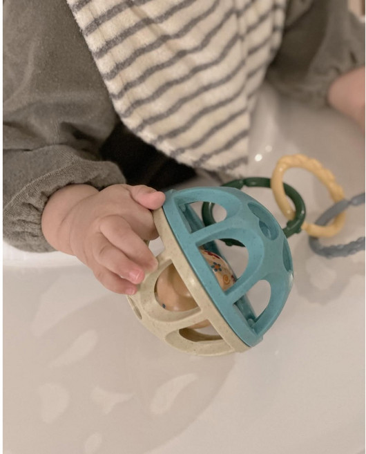 엔밀리밀리 하트볼 크고 잘 굴러가는 아기 공 소근육 대근육 발달 장난감 공놀이, 피스타치오, 1개