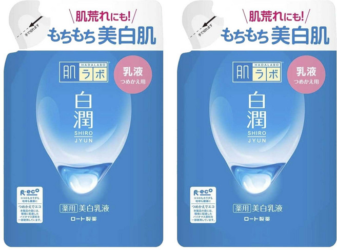 하다라보 시로준 로션 리필용, 2개, 140ml