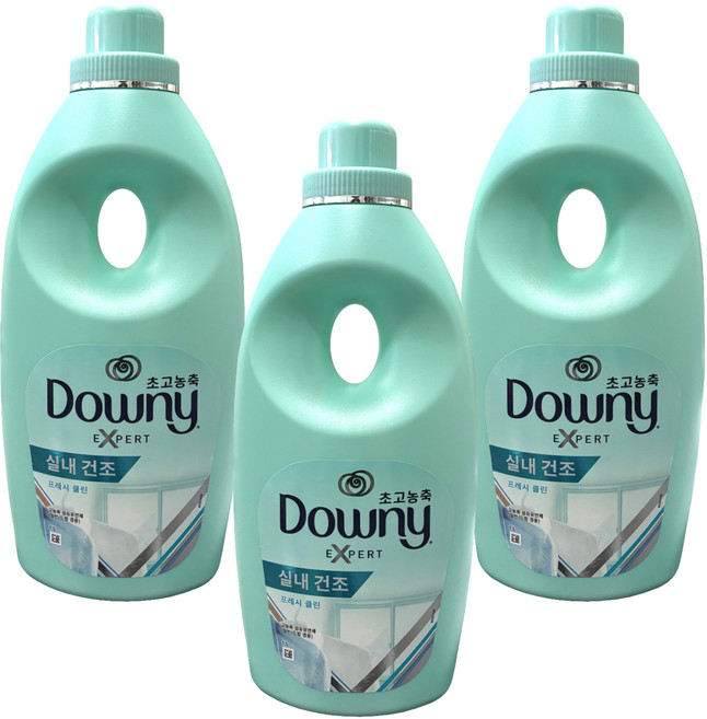 다우니 퍼퓸 초고농축 섬유유연제 1L x3개 실내건조, 3개