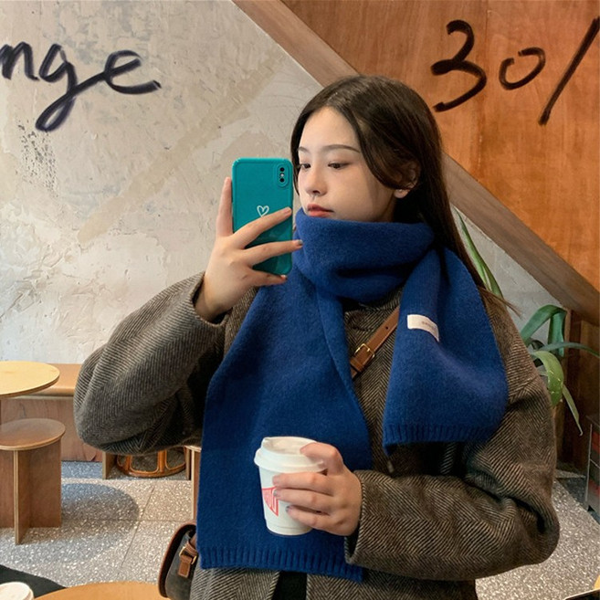 페이딩 니트 목도리 울목도리 남녀공용 커플목도리 겨울목도리