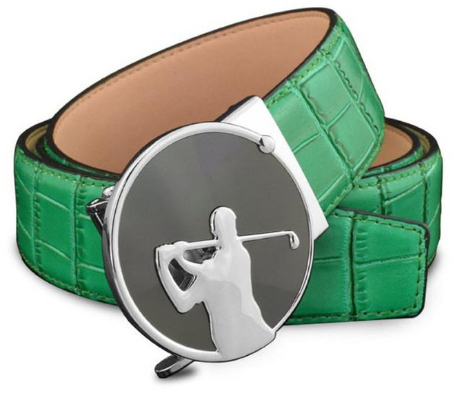골프벨트 자동버클 남성 악어가죽 라운딩 스포츠, 1개, 상세페이지 참조