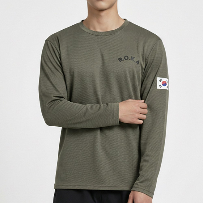 아소트 냉감 통기성 메쉬 로카티 코리아 아미 ROKA 긴팔 티셔츠 남녀공용