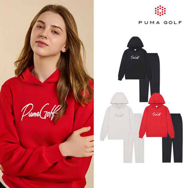 [푸마골프] 여성 후드티+팬츠 셋업 2종세트