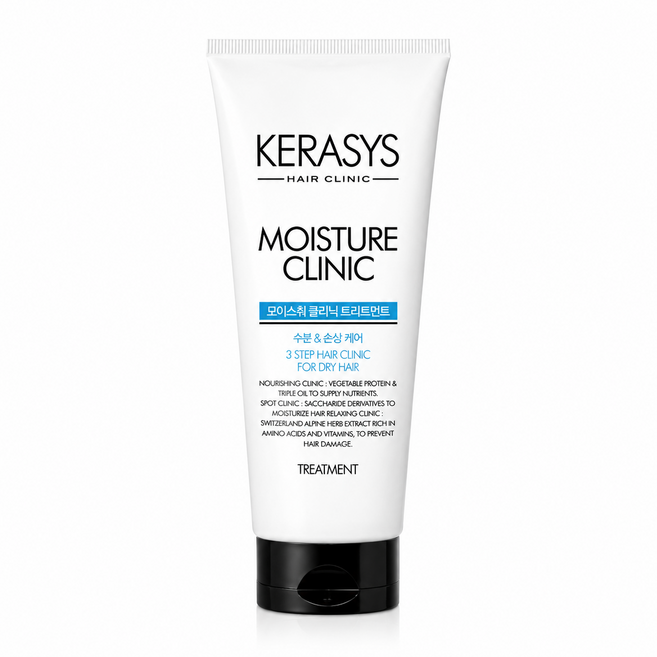 KERASYS MOISTURE CLINIC 3 STEP HAIR CLINIC FOR DRY HAIR TREATMENT, 1個, 300ml