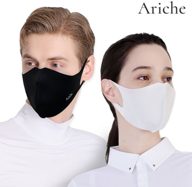 아리체 남녀 구리 마스크, 그레이/M, 1개