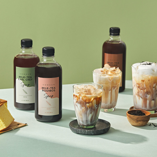 고마운 밀크티 아쌈 밀크티 시럽 1100ml, 1개, 1.1L