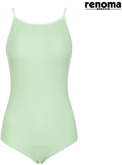 레노마수영복 여성 U-BACK 원피스 실내 수영복 라임 (RN-LF2D801_LN) 브라캡증정