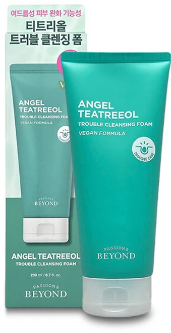 비욘드 엔젤 티트리올 트러블 클렌징 폼 200ml, 1개 - 쿠팡